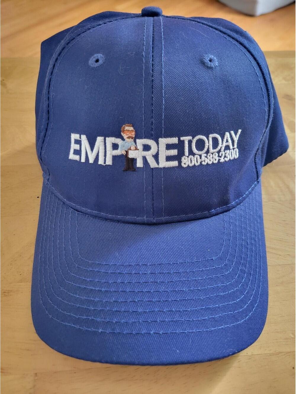 Empire Today Advertising Hat Blue Mesh Back Port Authority Baseball Cap New